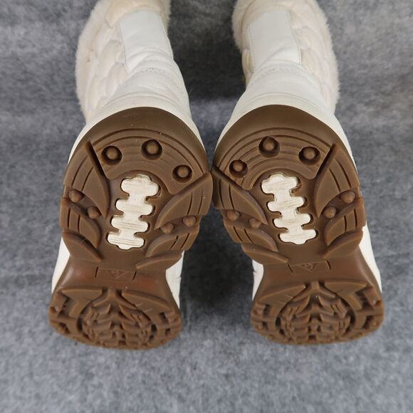 Le Coq Sportif Shoes Mens 7.5 Boots Winter Warm Quilted Outdoor Zip Active White - Picture 12 of 13